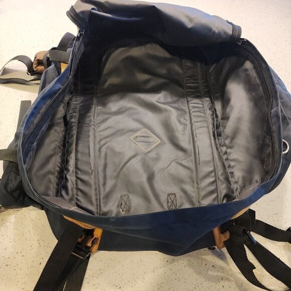 THE NORTH FACE frame back pack BLUE Brown tag USA Vintage 25X22" Size Large - Picture 9 of 9
